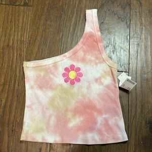 NWT Desert Dreamer Daisy One Shoulder Top Sz Large